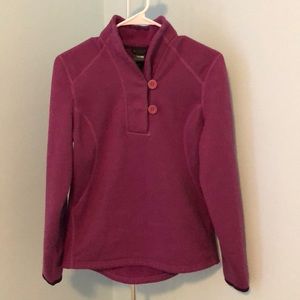 NorthFace 2 Button Fleece Lined Sweater